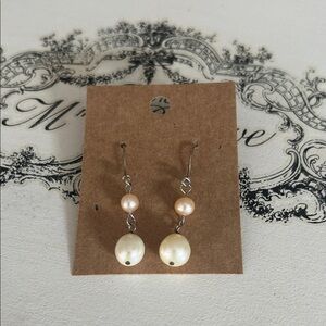 Elegant Pearl Drop Earrings
